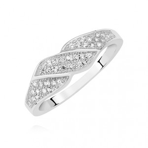 Inel argint cu pietre DiAmanti Z1414A-DIA (Argint 925‰ 2,7 g.)